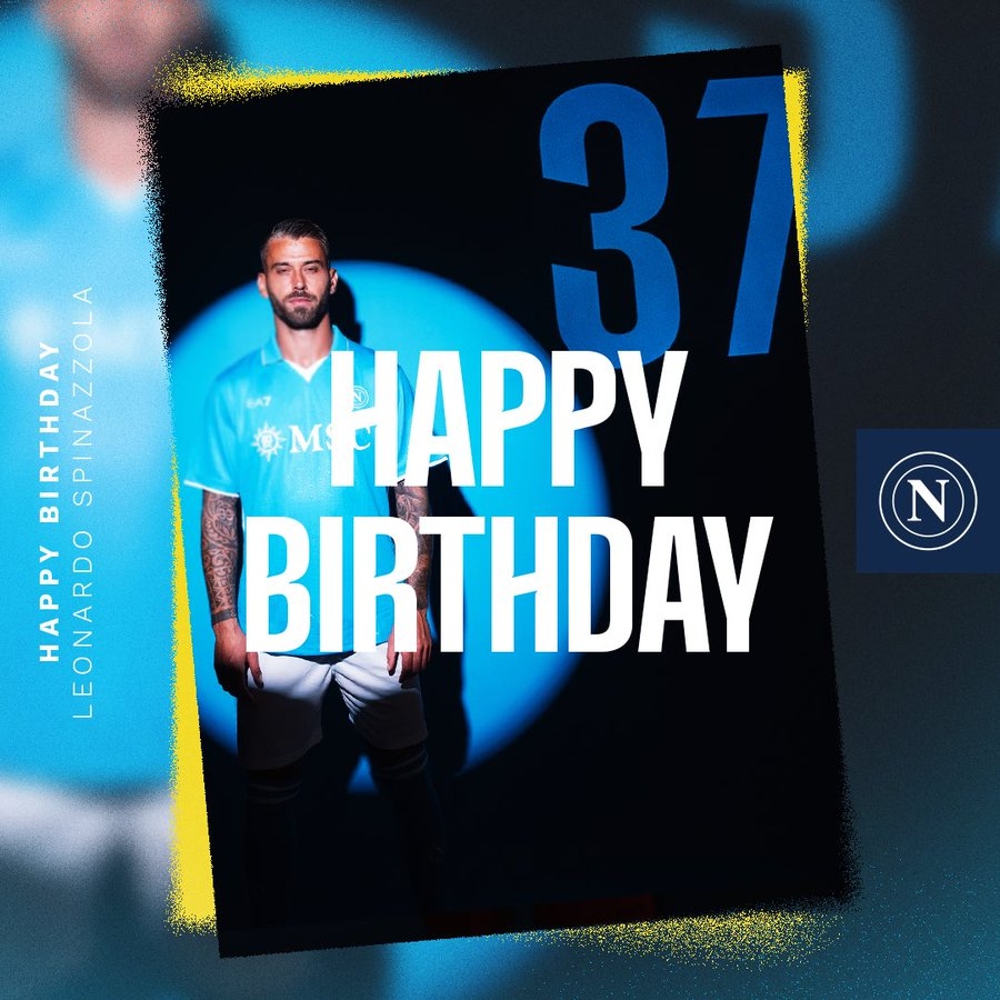 生日快樂！那不勒斯官方發(fā)文慶祝斯皮納佐拉32歲生日