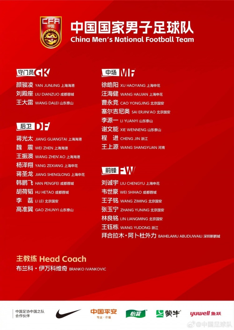 今晚國腳出場綜述：顏駿凌、程進全場 王鈺棟傷退&拜合拉木染紅