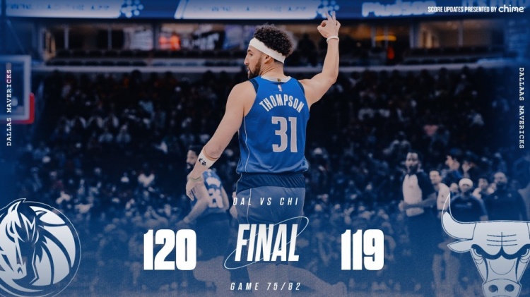 險勝公牛！獨行俠官方曬贏球海報 克萊成為封面人物