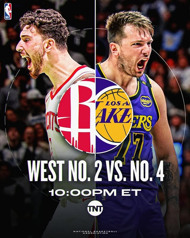 狂野西部焦點大戰(zhàn)！NBA官方發(fā)布火湖大戰(zhàn)海報：申京VS東契奇